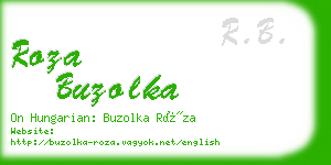 roza buzolka business card